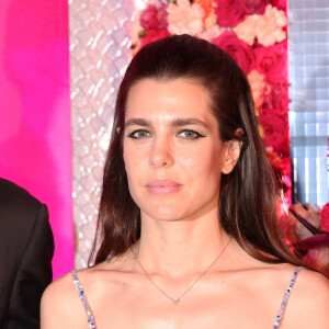 Charlotte Casiraghi - Bal de la Rose "Disco" 2024 au profit de la Fondation Princesse Grace dans la Salle des Étoiles du Sporting Monte-Carlo à Monaco le 23 mars 2024. © JC Vinaj / Pool Monaco / Bestimage 