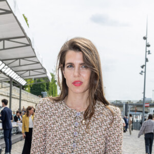 Charlotte Casiraghi au front row du défilé de mode Chanel collection Haute Couture Automne/Hiver 2023/24 lors de la Fashion Week de Paris (PFW), à Paris, France, le 4 juillet 2023. © Borde-Rindoff/Bestimage 