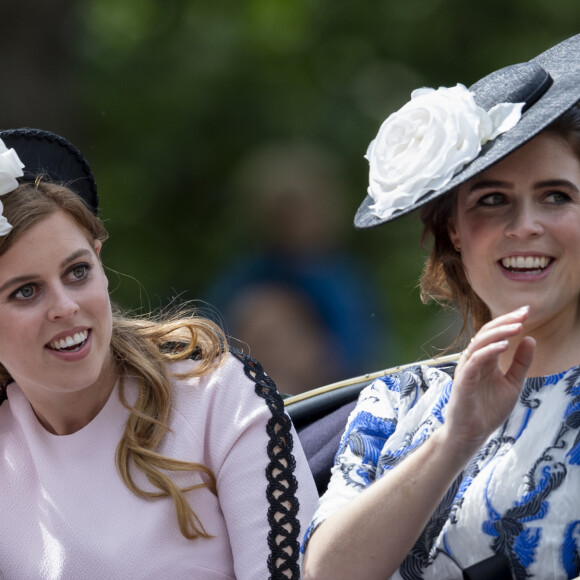 La princesse Eugenie d'York, la princesse Beatrice d'York - La parade Trooping the Colour 2019, célébrant le 93ème anniversaire de la reine Elisabeth II, au palais de Buckingham, Londres, le 8 juin 2019. 