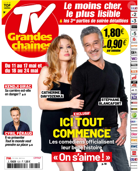 Couverture du magazine "TV Grandes Chaînes"