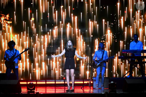 Exclusif - Marina Kaye - Enregistrement de l'émission de télévision "Le Grand Concert des Régions : Ici c'est Aix en Provence", à l'Arena du Pays d'Aix, présentée par L.Luyat et L.Thilleman, et diffusée le 17 mai sur France 3. Le 30 avril 2024. © Bruno Bebert-Jack Tribeca / Bestimage