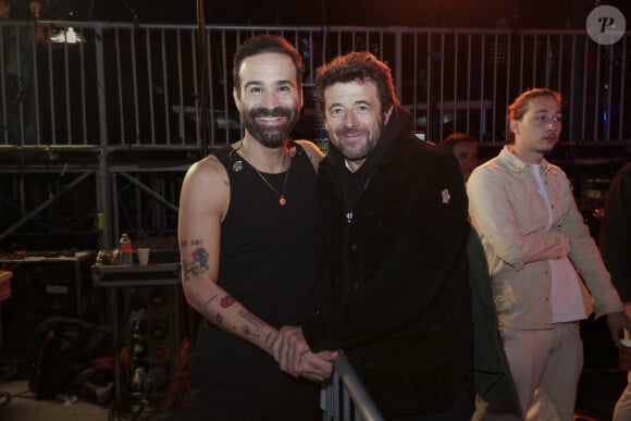 Exclusif - Ycare, Patrick Bruel - Backstage de l'enregistrement de l'émission de télévision "Le Grand Concert des Régions : Ici c'est Aix en Provence", à l'Arena du Pays d'Aix, présentée par L.Luyat et L.Thilleman, et diffusée le 17 mai sur France 3. Le 30 avril 2024. © Bruno Bebert-Jack Tribeca / Bestimage