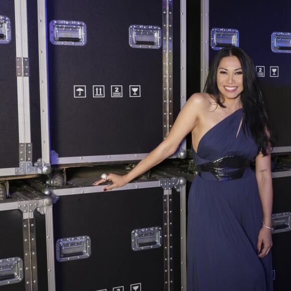 Exclusif - Anggun - Backstage de l'enregistrement de l'émission de télévision "Le Grand Concert des Régions : Ici c'est Aix en Provence", à l'Arena du Pays d'Aix, présentée par L.Luyat et L.Thilleman, et diffusée le 17 mai sur France 3. Le 30 avril 2024. © Bruno Bebert-Jack Tribeca / Bestimage