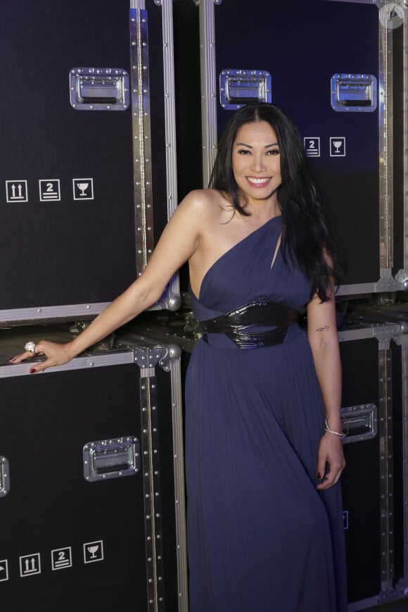 Exclusif - Anggun - Backstage de l'enregistrement de l'émission de télévision "Le Grand Concert des Régions : Ici c'est Aix en Provence", à l'Arena du Pays d'Aix, présentée par L.Luyat et L.Thilleman, et diffusée le 17 mai sur France 3. Le 30 avril 2024. © Bruno Bebert-Jack Tribeca / Bestimage