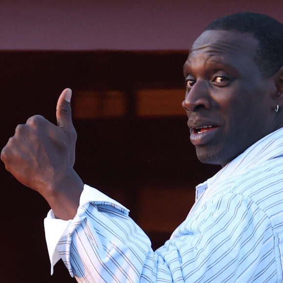Omar Sy - Dîner du jury à l'hôtel Martinez, la veille du la cérémonie d'ouverture de la 77ème édition du Festival de Cannes le 13 mai 2024. Denis Guignebourg/BestImage 