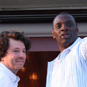 Jean Imbert et Omar Sy - Dîner du jury à l'hôtel Martinez, la veille du la cérémonie d'ouverture de la 77ème édition du Festival de Cannes le 13 mai 2024. Denis Guignebourg/BestImage 