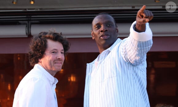 Jean Imbert et Omar Sy - Dîner du jury à l'hôtel Martinez, la veille du la cérémonie d'ouverture de la 77ème édition du Festival de Cannes le 13 mai 2024. Denis Guignebourg/BestImage 