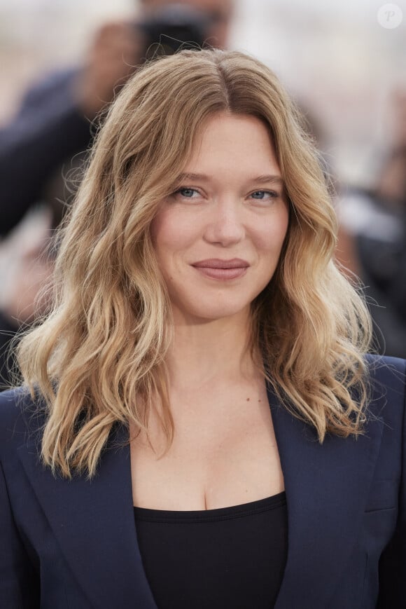 Léa Seydoux - Photocall du film "Le deuxième acte", présenté hors compétition, lors du 77ème Festival International du Film de Cannes (14 - 25 mai 2024), le 15 mai 2024.