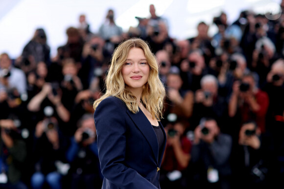 Léa Seydoux - Photocall du film "Le deuxième acte", présenté hors compétition, lors du 77ème Festival International du Film de Cannes (14 - 25 mai 2024), le 15 mai 2024.