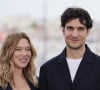 retrouvant notamment Louis Garrel, avec qui elle a joué dans le film qui l'a révélée, "La Belle Personne"
Léa Seydoux et Louis Garrel - Photocall du film "Le deuxième acte", présenté hors compétition, lors du 77ème Festival International du Film de Cannes (14 - 25 mai 2024), le 15 mai 2024.