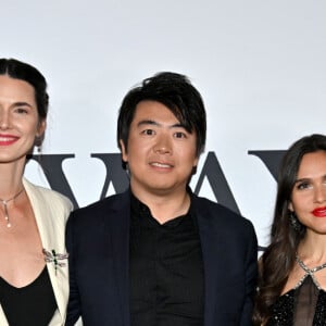 Gilles Muzas, Eglantine Eméyé, Lang Lang, Joyce Jonathan et Manuel Collas de la Roche, le président fondateur du Better World Fund, et Joyce Jonathan durant la soirée de gala de la fondation Better World Fund à l'hôtel Carlton à Cannes lors du 77ème Festival de Cannes 2024, le 15 mai. © Bruno Bebert/Bestimage  Better World Fund gala evening at the Carlton Hotel in Cannes during the 2024 Cannes Film Festival on May 15. 