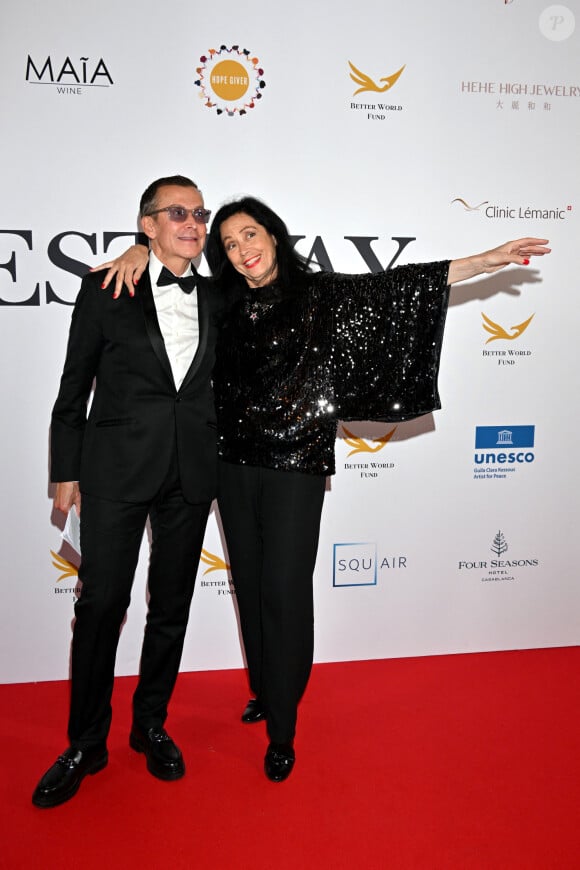 Manuel Collas de la Roche, le président fondateur du Better World Fund, et Sylvana Lorenz durant la soirée de gala de la fondation Better World Fund à l'hôtel Carlton à Cannes lors du 77ème Festival de Cannes 2024, le 15 mai. © Bruno Bebert/Bestimage 