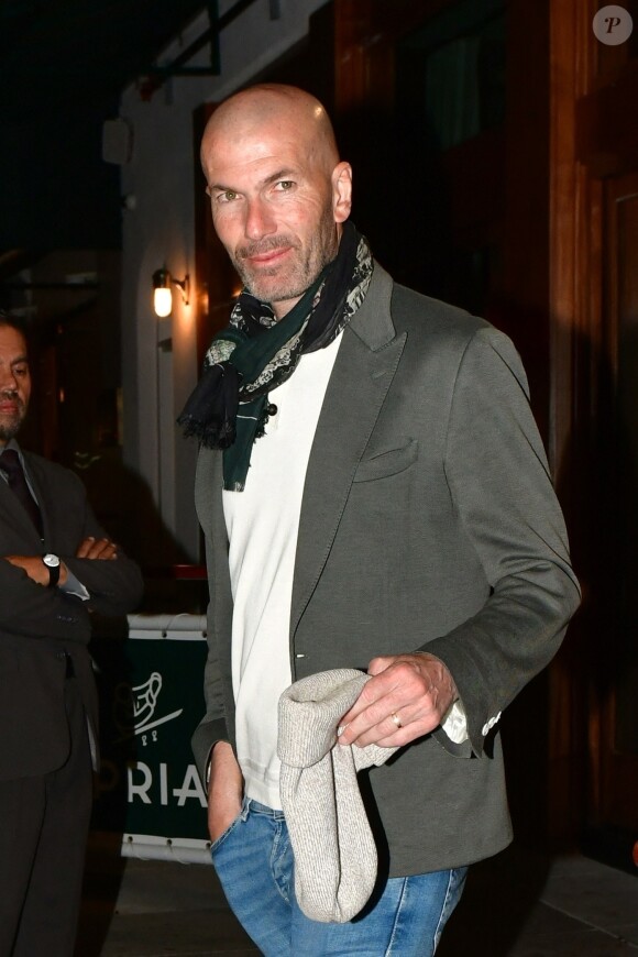 Zinedine Zidane à Beverly Hills.