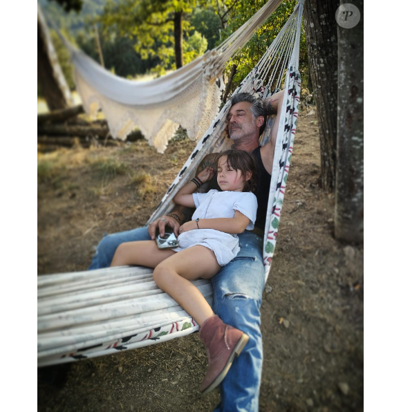 Stéphane Blancafort avec sa fille Lynette