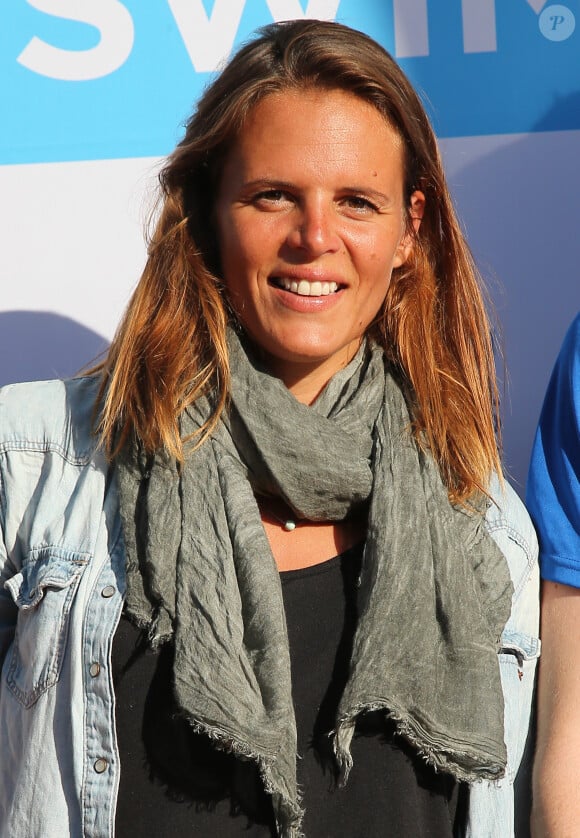 Exclusif - Laure Manaudou - 2ème édition de l'Open Swin Stars "Paris à la nage" au bassin de la Villette à Paris. Le 2 juillet 2016 © Marc Ausset-Lacroix / Bestimage 