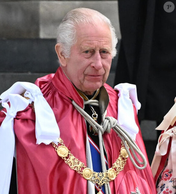 Le roi Charles III d'Angleterre et Camilla Parker Bowles, reine consort d'Angleterre, à une cérémonie de dédicace à l'Ordre de l'Empire britannique à la cathédrale Saint-Paul à Londres. 