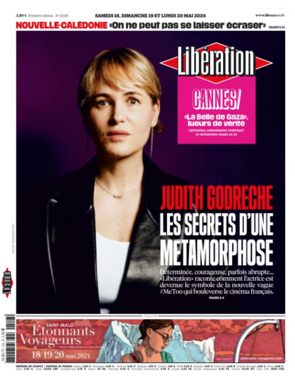 Journal "Libération" du 18 mai 2024.