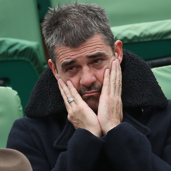 Thierry Neuvic - People dans les tribunes des internationaux de France de Roland Garros à Paris le 3 juin 2016. © Cyril Moreau / Bestimage 