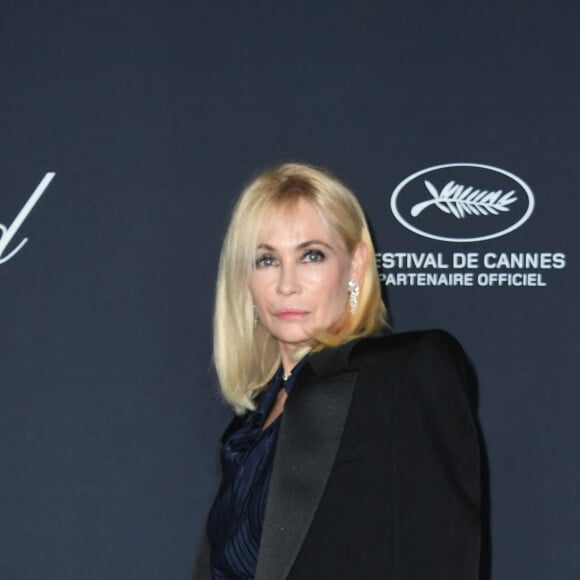 Emmanuelle Béart - Photocall du dîner "Trophée Chopard" au Carlton Beach lors du 77ème Festival International du Film de Cannes. Le 17 mai 2024 © Olivier Borde / Bestimage