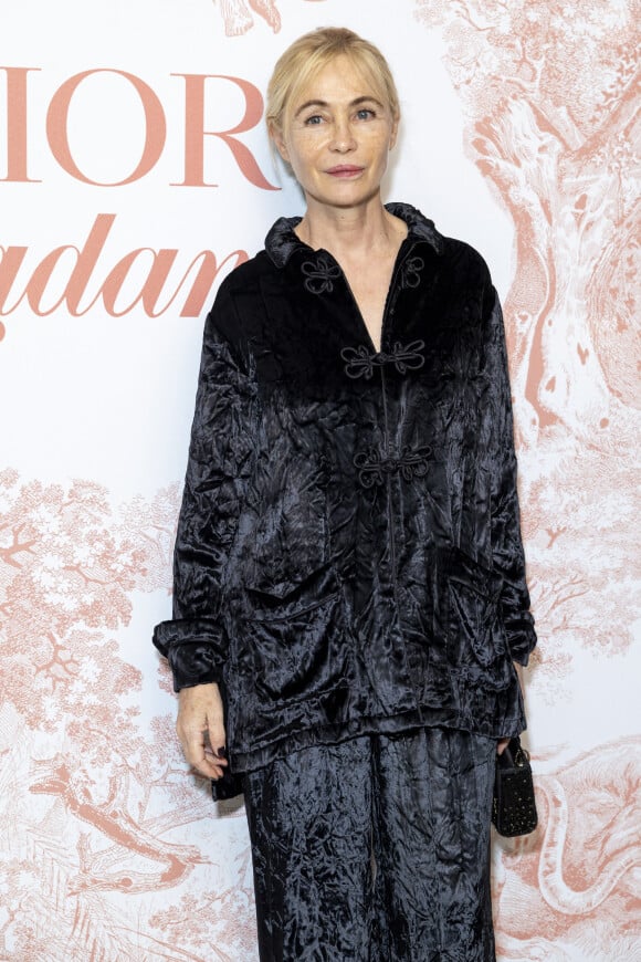 Exclusif - Emmanuelle Béart - Photocall du dîner Dior Madame Figaro à la "Terrasse by Albane" sur le rooftop de l'hôtel JW Marriott lors du 77ème Festival International du Film de Cannes le 15 mai 2024. © Olivier Borde/Bestimage