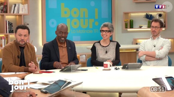 Pour son lundi de Pentecôte, Bruce Toussaint a été accompagné de ses chroniqueurs
L'équipe de "Bonjour !"