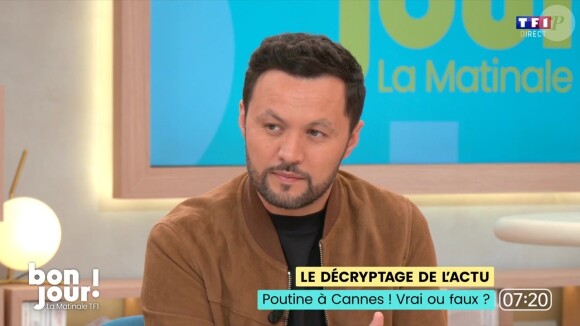 Karim Bennani a été rappelé pour remplacer Christophe Beaugrand
Karim Bennani sur le plateau de "Bonjour !"