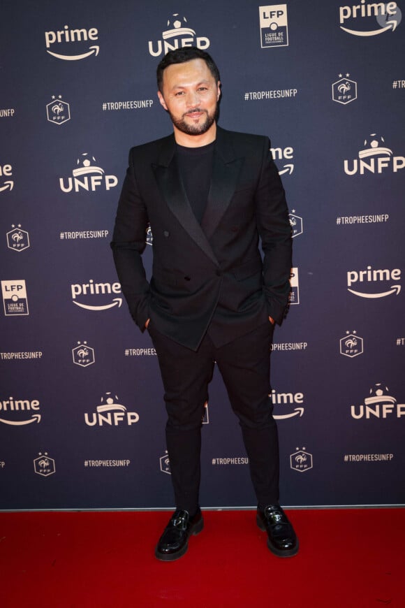 Karim Bennani au photocall de la 31ème cérémonie des "Trophées UNFP" au Pavillon Gabriel. Paris, le 28 mai 2023.