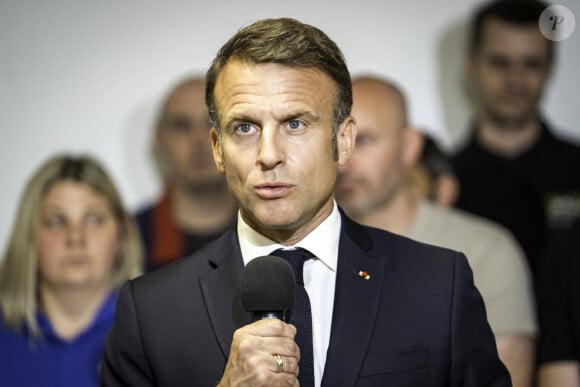 Le président de la République, Emmanuel Macron était invité pour l'évènement

Le président français Emmanuel Macron visite l'usine McCain dans la Marne lors du septième sommet Choose France à Matougues, France, le 13 mai 2024. Le président a évoqué l'attractivité de la France. © Gabrielle Cezard/Pool/Bestimage