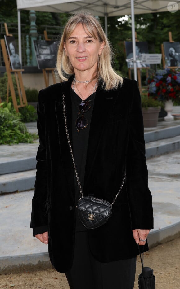 Katia Aznavour - Inauguration du Jardin "Charles Aznavour", Avenue des Champs-Elysées à Paris à l'occasion du Centième anniversaire de sa naissance, le 22 mai 2024. © Coadic Guirec/Bestimage 