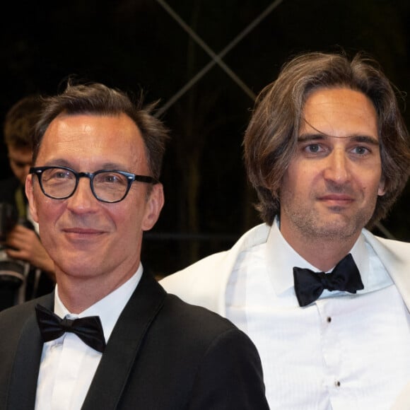 Alexandre de La Patellière, Dimitri Rassam, Matthieu Delaporte - Descente des marches du film " Le comte de Monte-Cristo " lors du 77ème Festival International du Film de Cannes, au Palais des Festivals à Cannes. Le 22 mai 2024 © Olivier Borde / Bestimage 