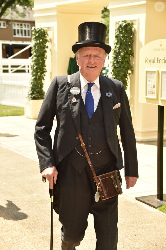 Andrew Parker Bowles - Course hippique "Royal Ascot 2015", le 16 juin 2015. 