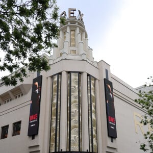 La façade du Grand Rex - Dave célèbre son 80ème anniversaire sur la scène de Grand Rex à Paris le 21 mai 2024. Dave a enthousiasmé le public durant plus de deux heures, pour son concert anniversaire. © Coadic Guirec/Bestimage