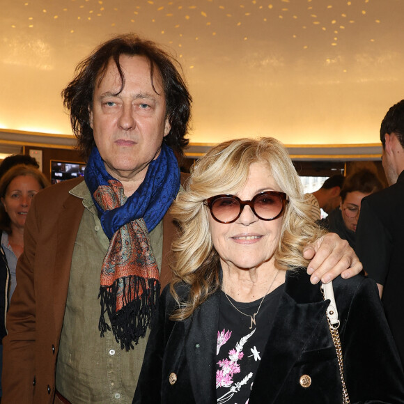 Nicoletta et son mari Jean-Christophe Molinier - Dave célèbre son 80ème anniversaire sur la scène de Grand Rex à Paris le 21 mai 2024. Dave a enthousiasmé le public durant plus de deux heures, pour son concert anniversaire. © Coadic Guirec/Bestimage