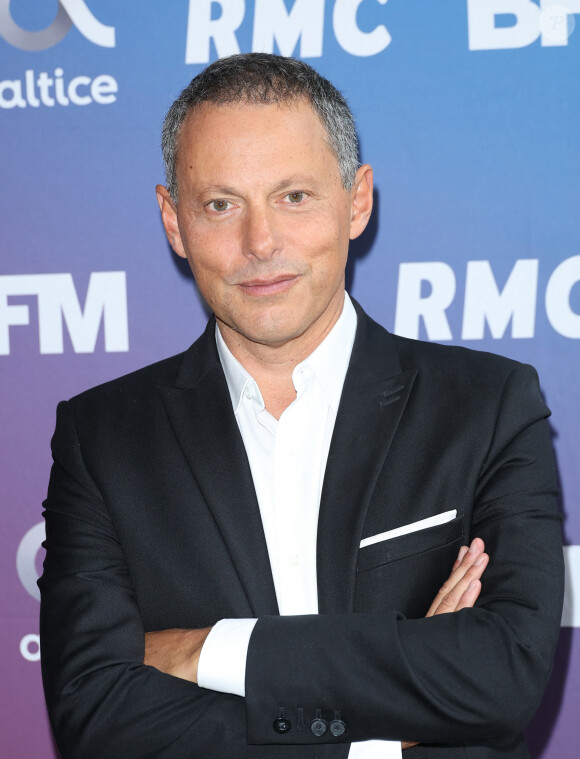 Dave est le parrain de Mila
Marc-Olivier Fogiel lors de la conférence de presse de rentrée BFM TV. - RMC du groupe Altice France à Paris, France, le 31 août 2023. © Coadic Guirec/Bestimage 