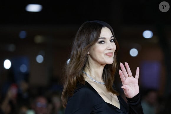 Monica Bellucci à la première du film "Maria Callas, Lettres et Mémoires" lors du 18ème Rome International Film Festival, à l'auditorium Parco Della Musica de Rome, Italie, le 20 octobre 2023. © Ansa/Zuma Press/Bestimage 