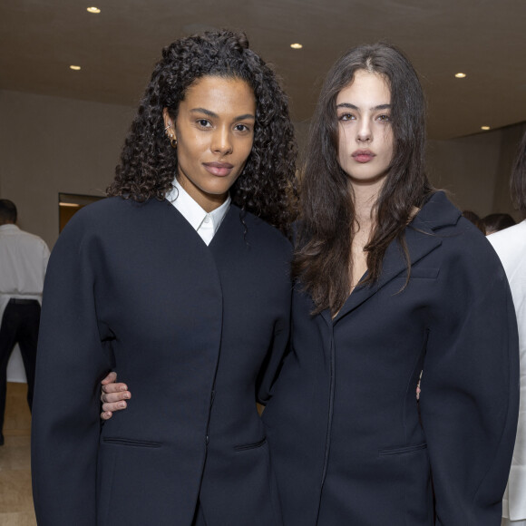 Tina Kunakey, Deva Cassel - Remise de la médaille du "Chevalier de l'Ordre des Arts et des Lettres" au créateur Simon Porte Jacquemus des mains de la rédactrice de l'édition américaine de Vogue Anna Wintour au siège de la marque Jacquemus à Paris, France, le 2 mars 2024, en marge de la mode femme automne / hiver 2024-2025 lors de la Fashion Week de Paris (PFW). © Olivier Borde/Bestimage 