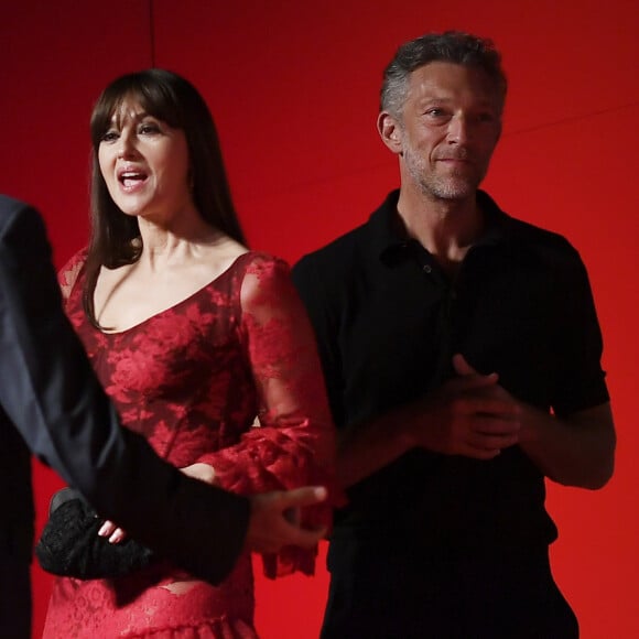 Monica Bellucci et Vincent Cassel lors de la projection du film "Irreversible" pendant le76ème Festival du Film de Venise la Mostra à Venise en Italie le 31 Août 2019 