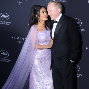 Salma Hayek, Francois Henri Pinault assiste au dîner officiel de Kering et du Festival de Cannes assiste à une conférence Women In Motion lors de la 77e édition du Festival de Cannes à l'hôtel Majestic le 19 mai 2024 à Cannes, France. Photo par Jerome Dominé/ABACAPRESS.COM