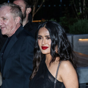 François-Henri Pinault, Salma Hayek Pinault au défilé de mode Gucci Croisière 2025 à la Tate Modern à Londres, Royaume-Uni, le 13 mai 2024. Photo par : Brett D. Cove/Splash News/ABACAPRESS.COM