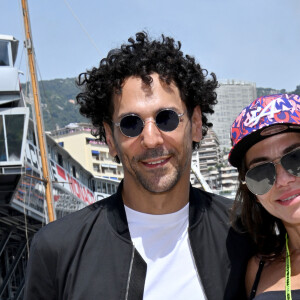 Sandra et Tomer Sisley lors du Grand Prix de Formule 1 (F1) de Monaco, le 26 mai 2024. © Bruno Bebert/Bestimage