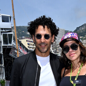 Sandra et Tomer Sisley lors du Grand Prix de Formule 1 (F1) de Monaco, le 26 mai 2024. © Bruno Bebert/Bestimage