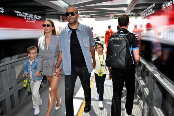 Tony Parker et Agathe Teyssier lors du Grand Prix de Formule 1 (F1) de Monaco, le 26 mai 2024. © Bruno Bebert/Bestimage