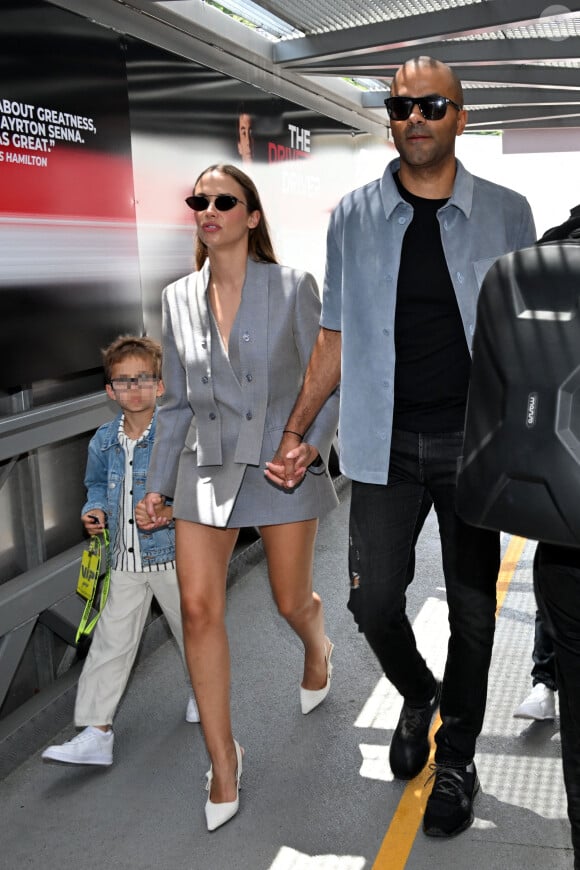 Tony Parker et Agathe Teyssier lors du Grand Prix de Formule 1 (F1) de Monaco, le 26 mai 2024. © Bruno Bebert/Bestimage