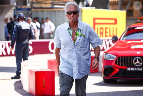 Michael Douglas lors du Grand Prix de Formule 1 (F1) de Monaco, le 26 mai 2024. (Credit Image: © Beata Zawrzel/ZUMA Press Wire)