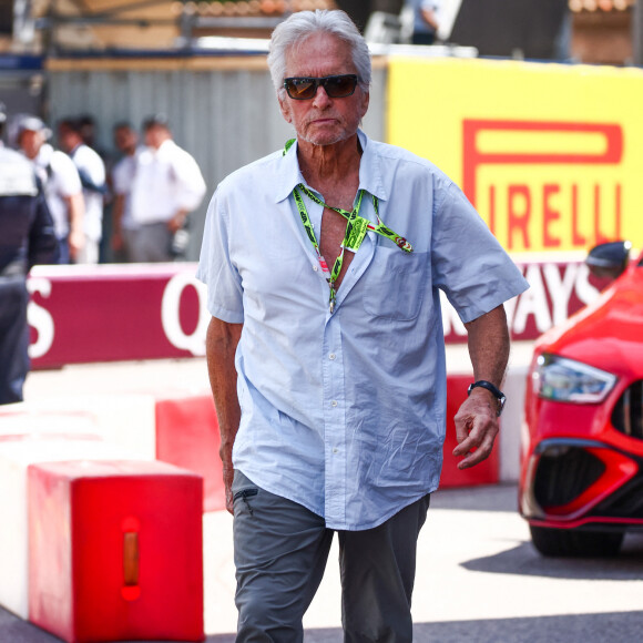 Michael Douglas lors du Grand Prix de Formule 1 (F1) de Monaco, le 26 mai 2024. (Credit Image: © Beata Zawrzel/ZUMA Press Wire)