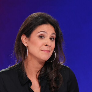 Apolline de Malherbe lors de la conférence de presse de rentrée BFM TV. - RMC du groupe Altice France à Paris, France, le 31 août 2023. © Coadic Guirec/Bestimage