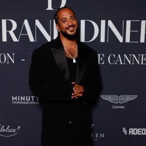 Slimane - Photocall de la soirée de gala "le Grand Dîner" au Palais Bulles à Théoule-sur-mer lors du 77ème Festival International du Film de Cannes le 18 mai 2024. © Christophe Clovis / Bestimage 