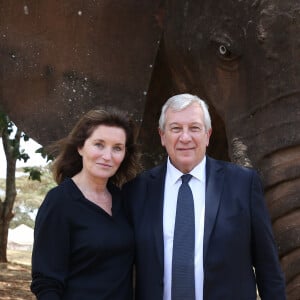 Semi Exclusif - Rendez-vous avec Richard Attias et sa femme Cécilia en marge du sommet One Planet à Nairobi, Kenya le 14 mars 2019. Richard Attias est l'organisateur du One Planet Summit de Nairobi. © Dominique Jacovides / Bestimage