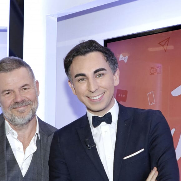 Exclusif - Jordan de Luxe et Eric Naulleau - Enregistrement de l'émission Chez Jordan à Paris le 27 septembre 2022. © Cédric Perrin/Bestimage 