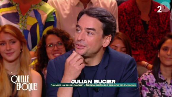 Julian Bugier était l'invité de Léa Salamé ce samedi 1er juin 2024 sur France 2 dans "Quelle époque !"